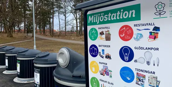 Miljöstation på Spaden kronogården
