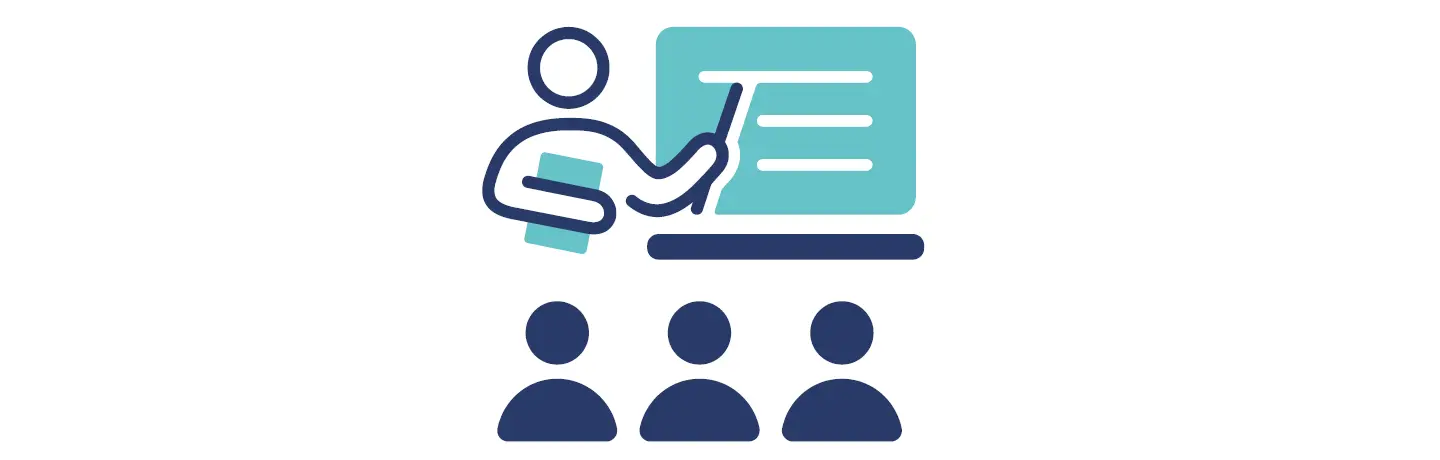 symbol föreläsning