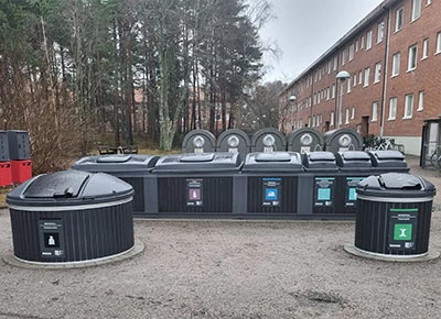 Ny miljöstation för återvinning i Björnbäret