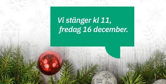 Ändrade öppettider när Eidar har personalkonferens