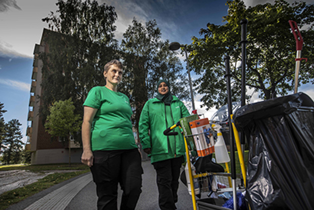 Anita och Nasro har blivit goda vänner även privat