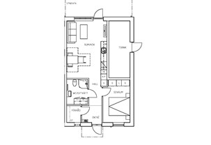 En bild på Två rum och kök, 50 kvadratmeter