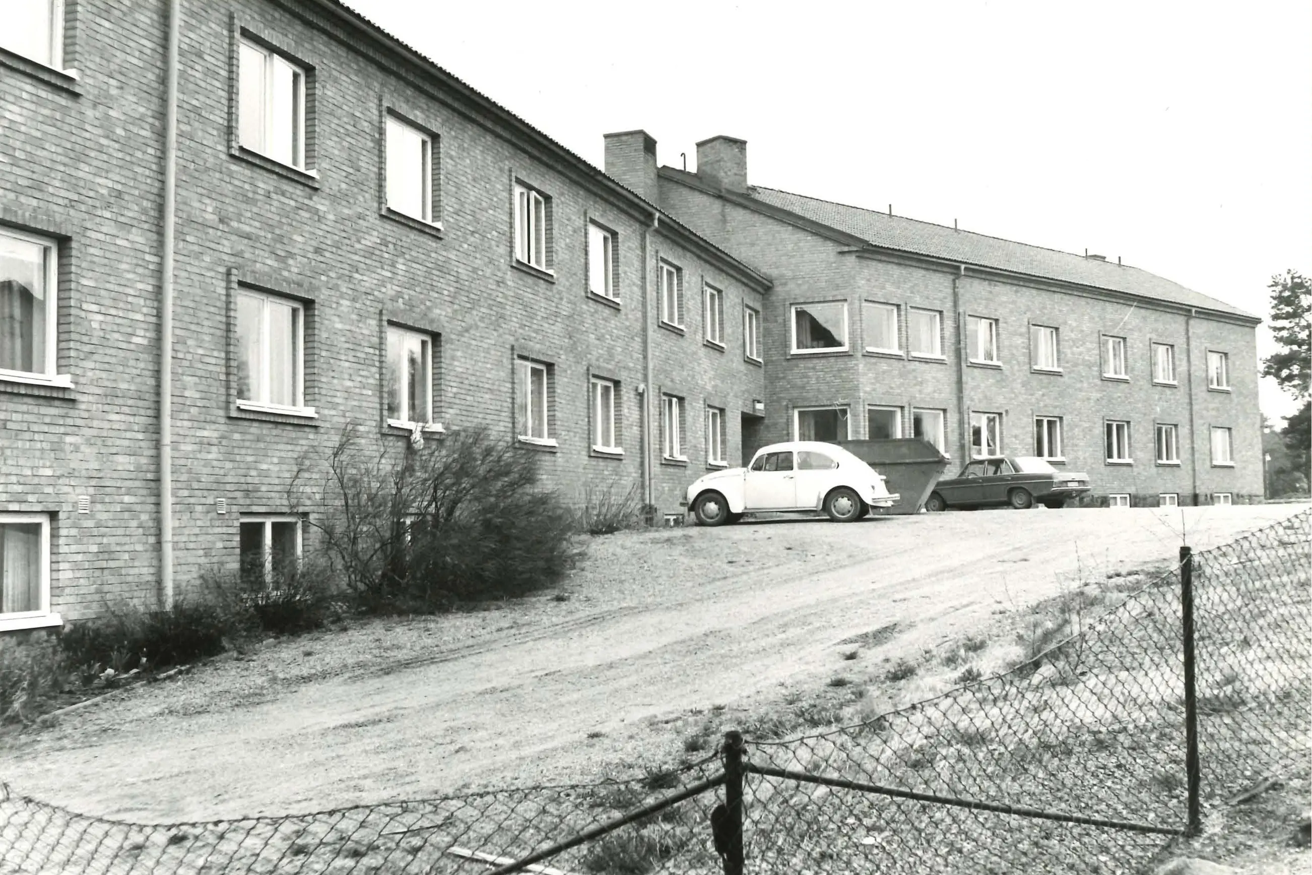 Historisk bild från kvarteret Tulpanen i Trollhättan