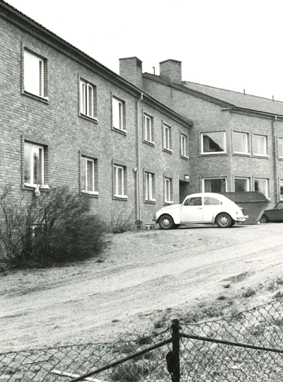 Historisk bild från kvarteret Tulpanen i Trollhättan