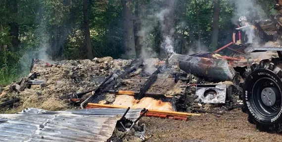 Brandområde på Hedeäng