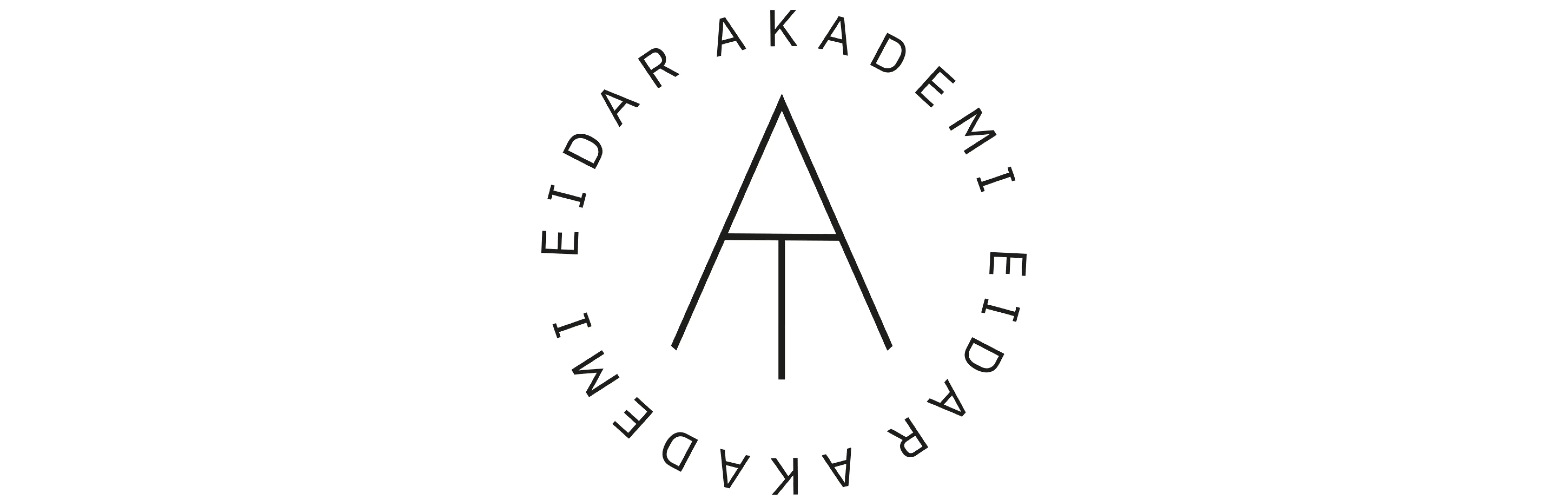 Symbol med texten Eidar akademi