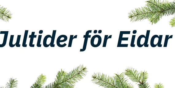 Header Nyhet Öppettider Jul