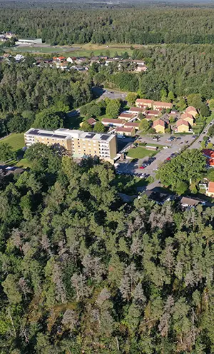 Översiktsbild av stadsdelen Källstorp i Trollhättan