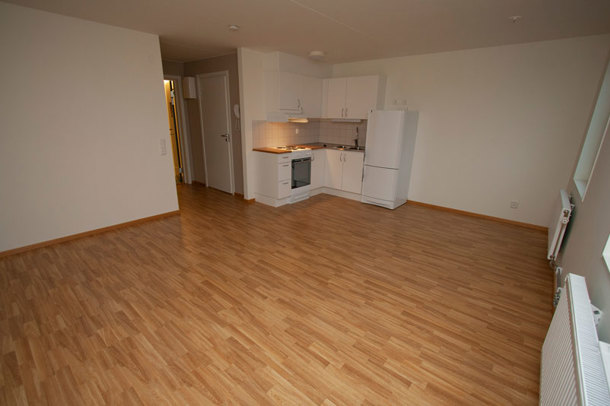 Each apartment has a private kitchenette